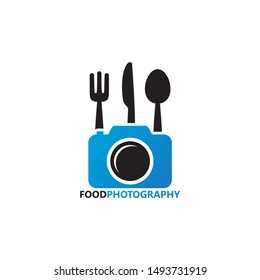 Food Photography Logo Template Design Vector, Emblem, Design Concept, Creative Symbol, Icon