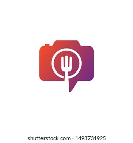 Food Photography Logo Template Design Vector, Emblem, Design Concept, Creative Symbol, Icon