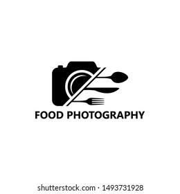 Food Photography Logo Template Design Vector, Emblem, Design Concept, Creative Symbol, Icon