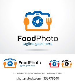 Food Photography Logo Template Design Vector