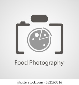 Food photography vector icon 