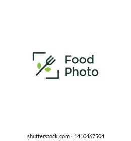 Food Photography Vector Icon Logo Design