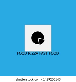 food pizza fast food icon sign signifier vector
