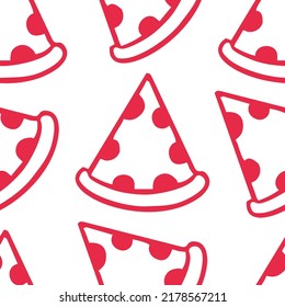 
food pizza pattern vector illustration, for background, textile, etc