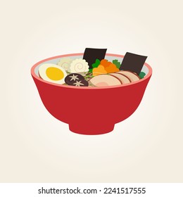 Food plate traditional dish vector design