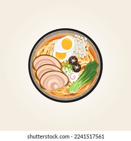 Food plate traditional dish vector design
