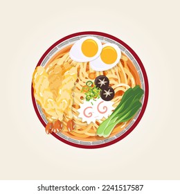 Food plate traditional dish vector design