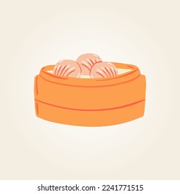 Food plate traditional dish vector design