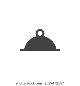 Food platter icon simple vector symbol