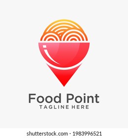 Food point logo design inspiration