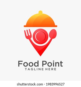 Food point logo design inspiration