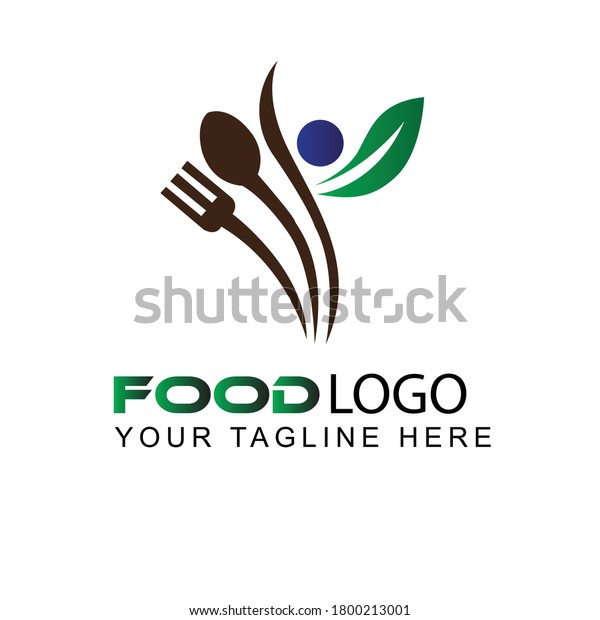 Food Point Logo Design Logo Food Stock Vector (Royalty Free) 1800213001 ...