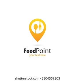 Food Point Logo Design Template