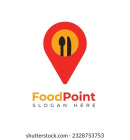 Plantilla de vector de diseño de logotipo de punto de alimentación