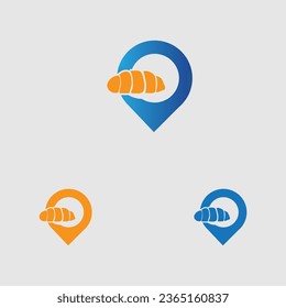 Food Point Logo designs concept vector, Restaurant logo designs template illustration