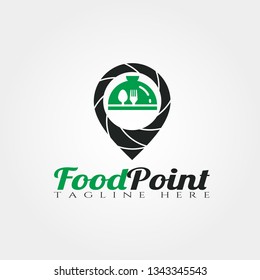 food point vector logo design
