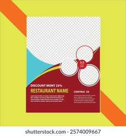  food poster flyer design templte 