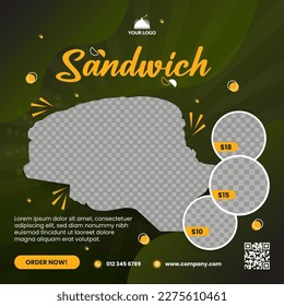 Food poster template. Suitable for any business promotion