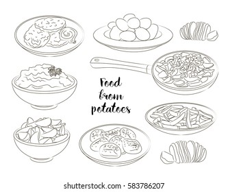 Food from potatoes
