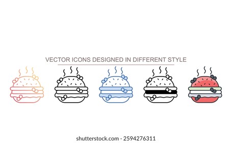 Food Prank icon design with white background stock illustration