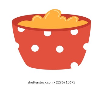 Food preparation Dish in pot vector illustration