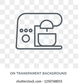 food processor icon. food processor design concept from Electronic devices collection. Simple element vector illustration on transparent background.