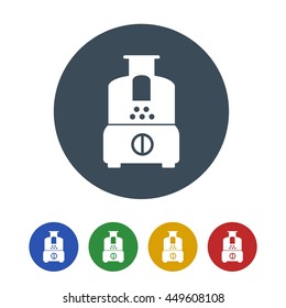 Food processor Icon Isolated on White Background.vector illustration icon