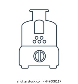 Food processor Icon Isolated on White Background.vector illustration icon