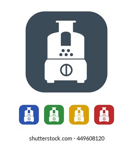 Food processor Icon Isolated on White Background.vector illustration icon
