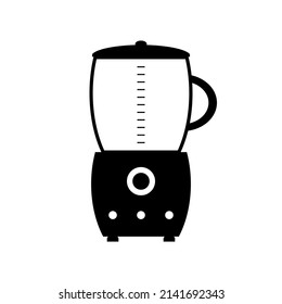 Food processor icon on white background. Vector illustration.