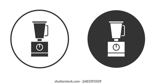 Food processor icon, symbol, Vector pictogram. Simple element illustration.