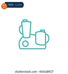  Food processor icon Vector.