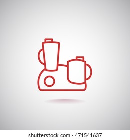  Food processor icon Vector.