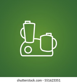  Food processor icon Vector.