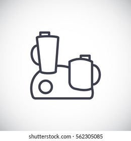  Food Processor Icon Vector.