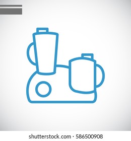  Food processor icon Vector.