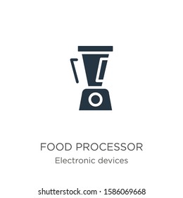 Food processor icon vector. Trendy flat food processor icon from electronic devices collection isolated on white background. Vector illustration can be used for web and mobile graphic design, logo, 