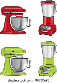 Food Processor Vector