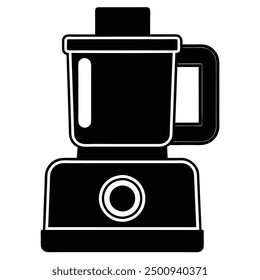 Food processor vector illustration editable project.