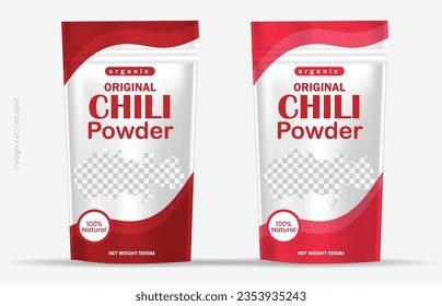 Food product disposable packaging isolated vector templates.