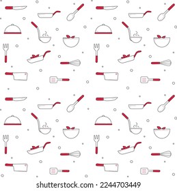 food products texture and pattern. Pots, pans, forks, spoons, knives etc. Texture and pattern.