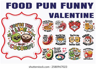 Food Pun Funny Valentine Bundle