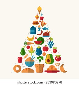 Immagini, foto stock e grafica vettoriale a tema Food Pyramid