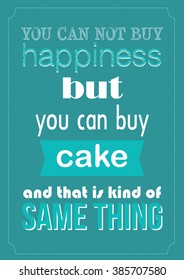 Food quote poster.