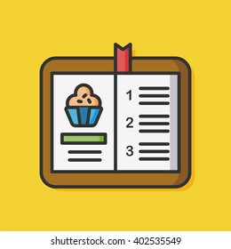 Food Receipt Vector Icon