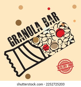 Food related to healthy food - Granola Bar