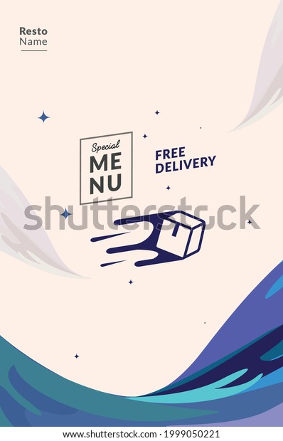 food restaurant banner, poster templates for
promotion. Special menu, free delivery. concept vector
illustration, flat design