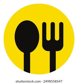 food and restaurant face icon. vector illustration