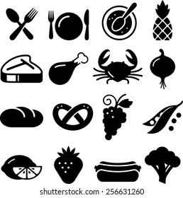 Food and restaurant icons