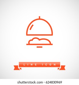 Food restaurant line vector icon